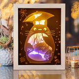 Totoro 8 – Paper Cut Light Box File - Cricut File - 20x26cm - LightBoxGoodMan - LightboxGoodman