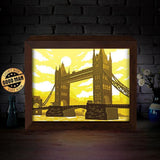 Tower Bridge - Paper Cut Light Box File - Cricut File - 8x10 Inches - LightBoxGoodMan - LightboxGoodman