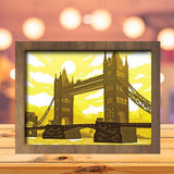Tower Bridge - Paper Cutting Light Box - LightBoxGoodman - LightboxGoodman