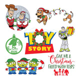 Toy Story Christmas - Cricut File - Svg, Png, Dxf, Eps - LightBoxGoodMan