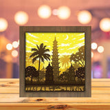 Tran Quoc Pagoda - Paper Cutting Light Box - LightBoxGoodman