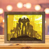 Transformers 1 - Paper Cutting Light Box - LightBoxGoodman - LightboxGoodman