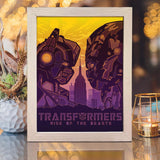 Transformers: Rise of the Beasts – Paper Cut Light Box File - Cricut File - 20x26cm - LightBoxGoodMan