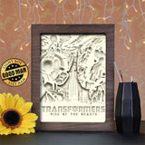 Transformers: Rise of the Beasts - Paper Cutting Light Box - LightBoxGoodman - LightboxGoodman