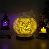 Trick Or Treat - Pumpkin Lantern File - Cricut File - LightBoxGoodMan
