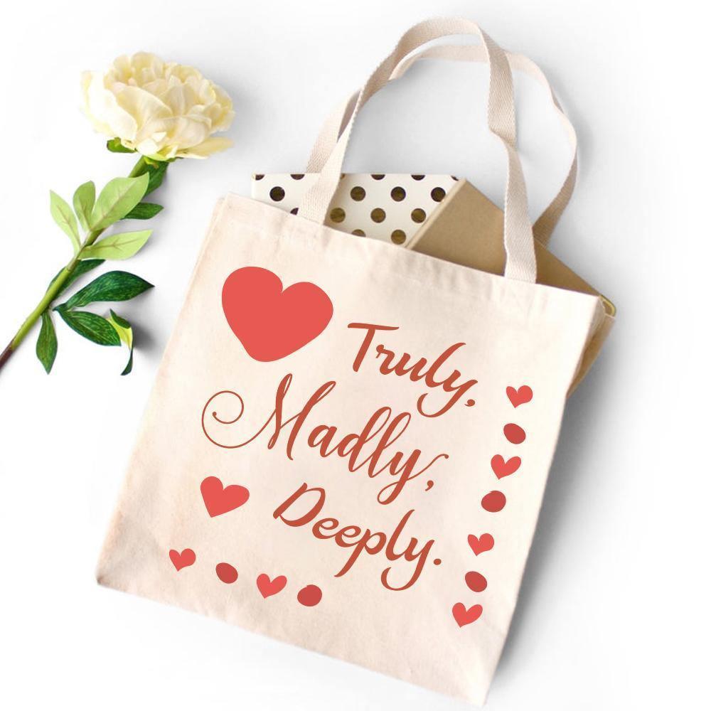 Truly Madly Deeply - Cricut File - Svg, Png, Dxf, Eps - LightBoxGoodMa