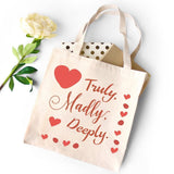 Truly Madly Deeply - Cricut File - Svg, Png, Dxf, Eps - LightBoxGoodMan - LightboxGoodman