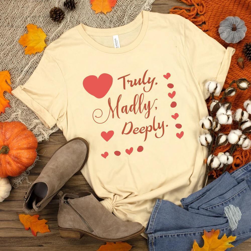 Truly Madly Deeply - Cricut File - Svg, Png, Dxf, Eps - LightBoxGoodMa