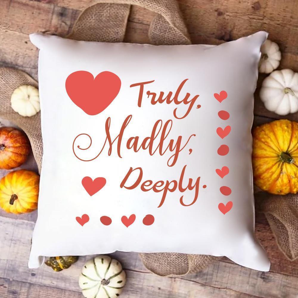 Truly Madly Deeply - Cricut File - Svg, Png, Dxf, Eps - LightBoxGoodMa