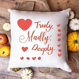 Truly Madly Deeply - Cricut File - Svg, Png, Dxf, Eps - LightBoxGoodMan - LightboxGoodman