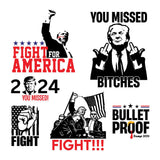 Trump Fight - Cricut File - Svg, Png, Dxf, Eps - LightBoxGoodMan - LightboxGoodman