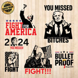 Trump Fight - Cricut File - Svg, Png, Dxf, Eps - LightBoxGoodMan - LightboxGoodman