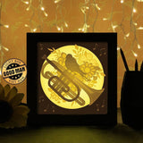 Trumpet - Paper Cutting Light Box - LightBoxGoodman - LightboxGoodman