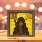 Uchiha Itachi - Paper Cutting Light Box - LightBoxGoodman - LightboxGoodman