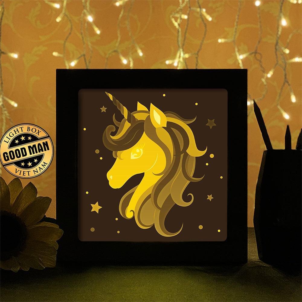 Unicorn 3 - Paper Cutting Light Box - LightBoxGoodman - LightboxGoodman