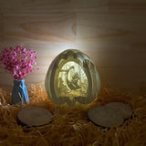 Up - Easter Egg 3D Pop-up File - Cricut File - 5.8x4.8" - LightBoxGoodMan - LightboxGoodman