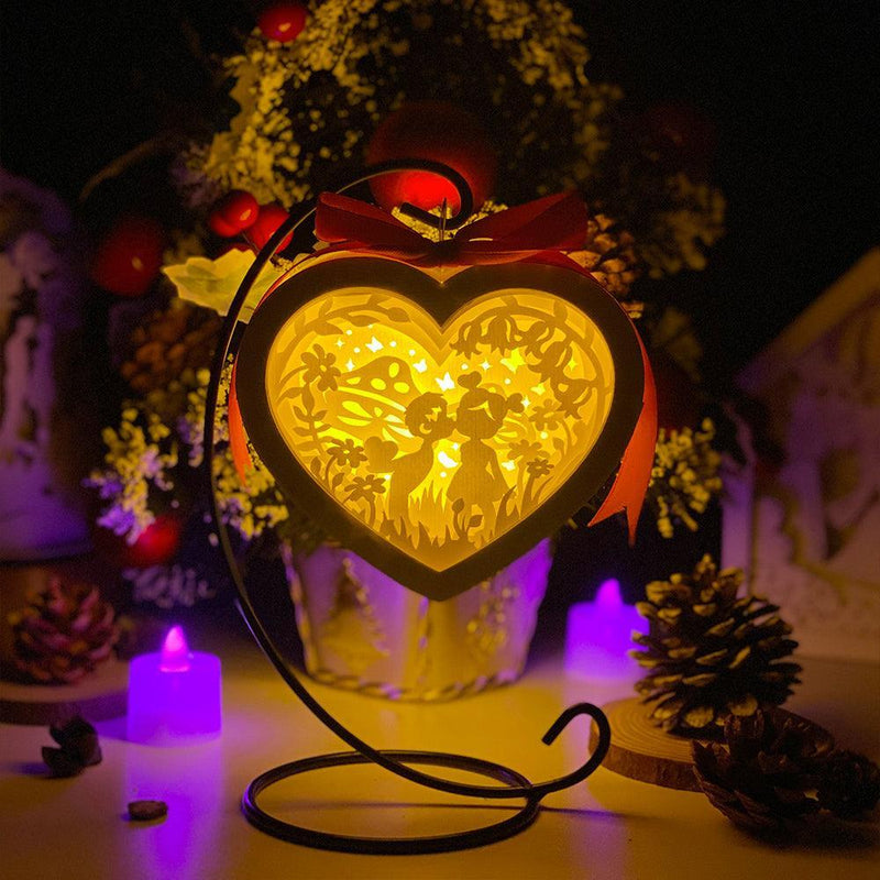Valentine 1 - 3D Heart Lantern File - Cricut File - LightBoxGoodMan - LightboxGoodman