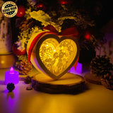 Valentine 1 - 3D Heart Lantern File - Cricut File - LightBoxGoodMan - LightboxGoodman