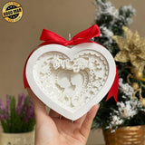 Valentine 3 - 3D Heart Lantern File - Cricut File - LightBoxGoodMan - LightboxGoodman