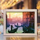 Venice – Paper Cut Light Box File - Cricut File - 8x10 Inches - LightBoxGoodMan - LightboxGoodman
