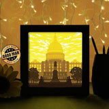 Washington DC - Paper Cutting Light Box - LightBoxGoodman - LightboxGoodman