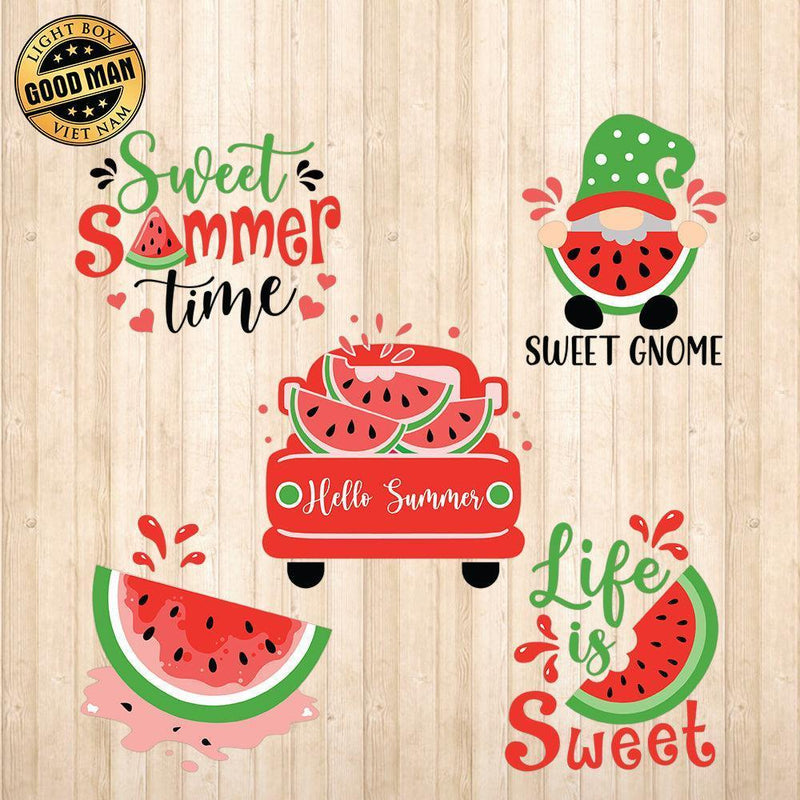 Watermelon - Cricut File - Svg, Png, Dxf, Eps - LightBoxGoodMan - LightboxGoodman