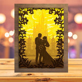 Wedding 3 - Paper Cutting Light Box - LightBoxGoodman - LightboxGoodman