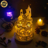 Wednesday Addams - 3D Dome Lantern File - Cricut File - LightBoxGoodMan - LightboxGoodman