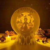 Wednesday Addams - 3D Pop-up Light Box Globe File - Cricut File - LightBoxGoodMan - LightboxGoodman
