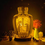 Wednesday Addams - 3D Pop-up Light Box Vase File - Cricut File - LightBoxGoodMan - LightboxGoodman