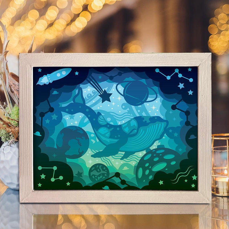 Whale 3 – Paper Cut Light Box File - Cricut File - 8x10 inches - LightBoxGoodMan - LightboxGoodman