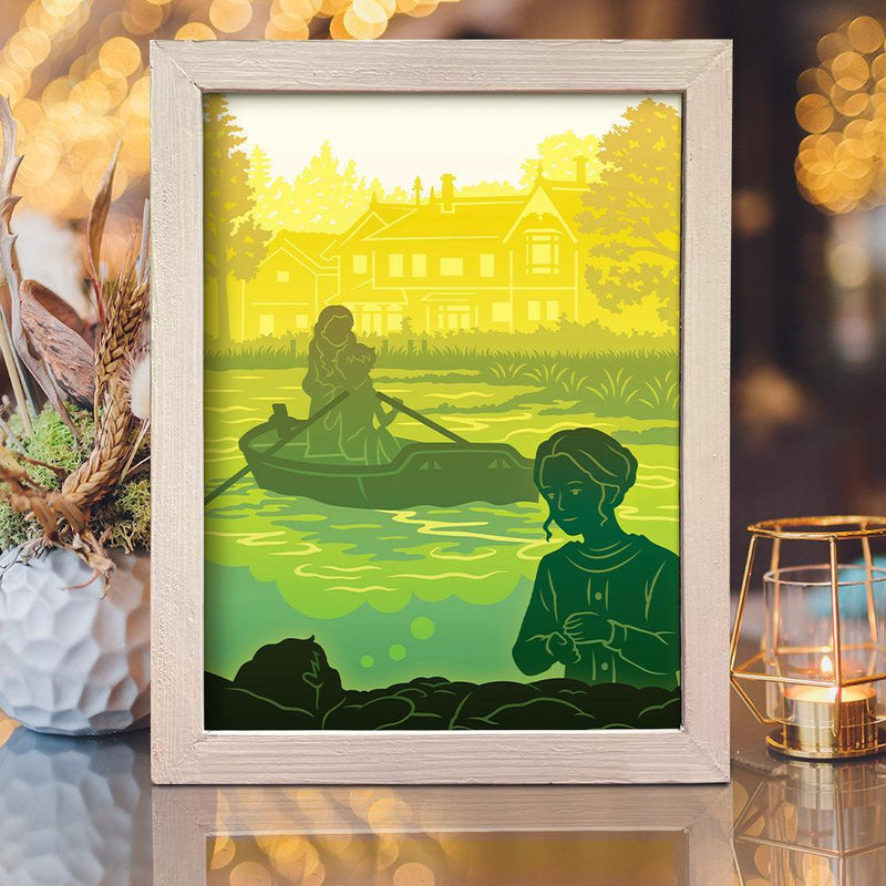 When Marnie Was There – Paper Cut Light Box File - Cricut File - 20x26cm - LightBoxGoodMan - LightboxGoodman