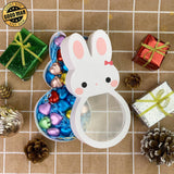 White Bunny - Easter Candy Box Paper Cutting File - 7,7x4" - Cricut File - LightBoxGoodMan - LightboxGoodman