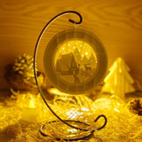 Winter Scene - 3D Pop-up Light Box Ornament File - Cricut File - LightBoxGoodMan