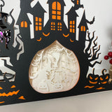 Witch - Paper Cut Haunted Castle Light Box File - Cricut File - 19.7x24.7 cm - LightBoxGoodMan - LightboxGoodman