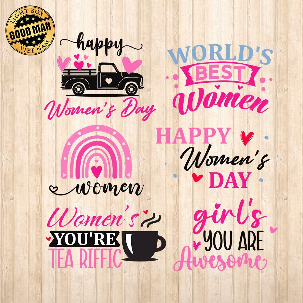 Women's Day 2 - Cricut File - Svg, Png, Dxf, Eps - LightBoxGoodMan - LightboxGoodman