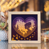 Women's Heart - Paper Cut Light Box File - Cricut File - 20x20cm - LightBoxGoodMan - LightboxGoodman