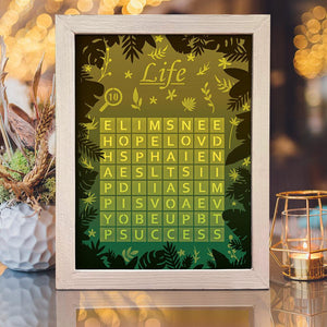 Word Search – Paper Cut Light Box File - Cricut File - 20x26cm - LightBoxGoodMan - LightboxGoodman