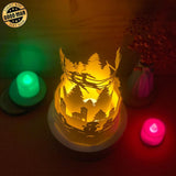 Xmas 1 - 3D Dome Lantern File - Cricut File - LightBoxGoodMan - LightboxGoodman