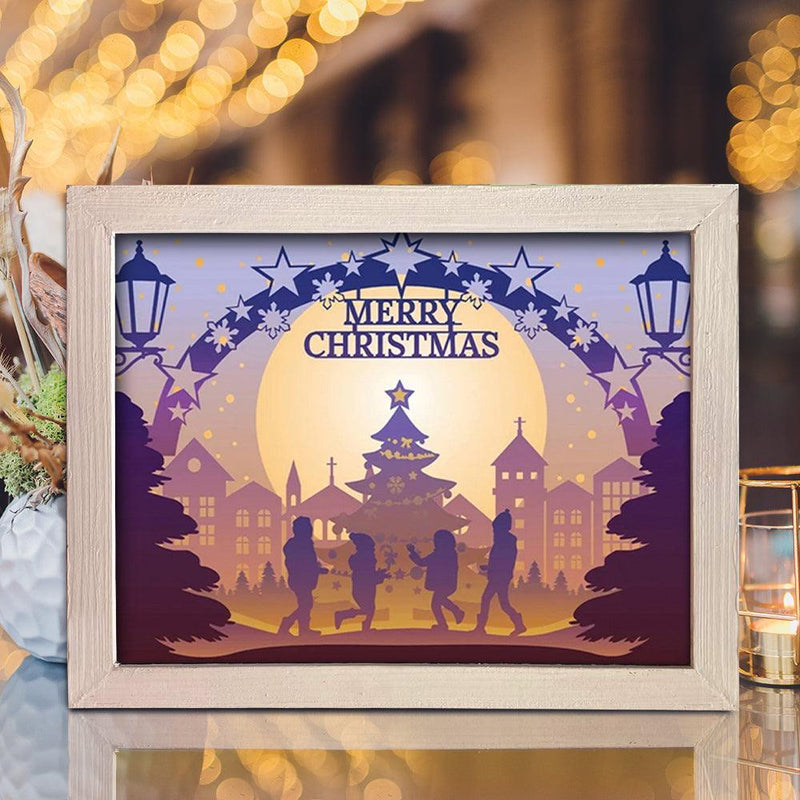 Xmas 11 – Paper Cut Light Box File - Cricut File - 20x26cm - LightBoxGoodMan - LightboxGoodman