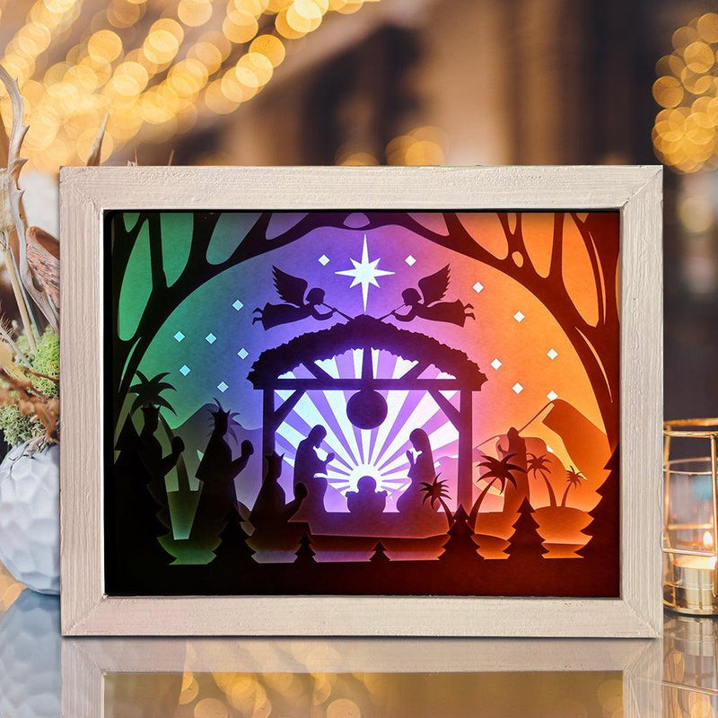 Xmas 14 – Paper Cut Light Box File - Cricut File - 20x26cm - LightBoxGoodMan - LightboxGoodman