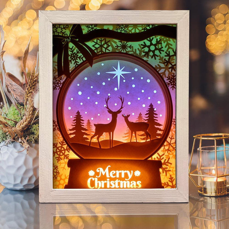 Xmas 15 – Paper Cut Light Box File - Cricut File - 20x26cm - LightBoxGoodMan - LightboxGoodman