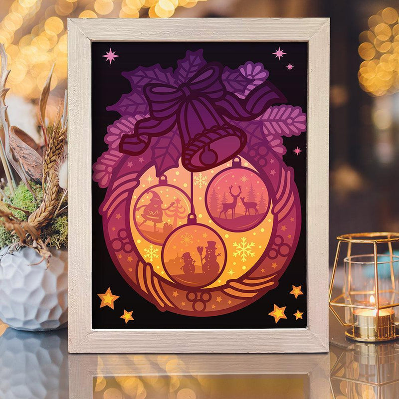 Xmas 20 – Paper Cut Light Box File - Cricut File - 20x26cm - LightBoxGoodMan - LightboxGoodman