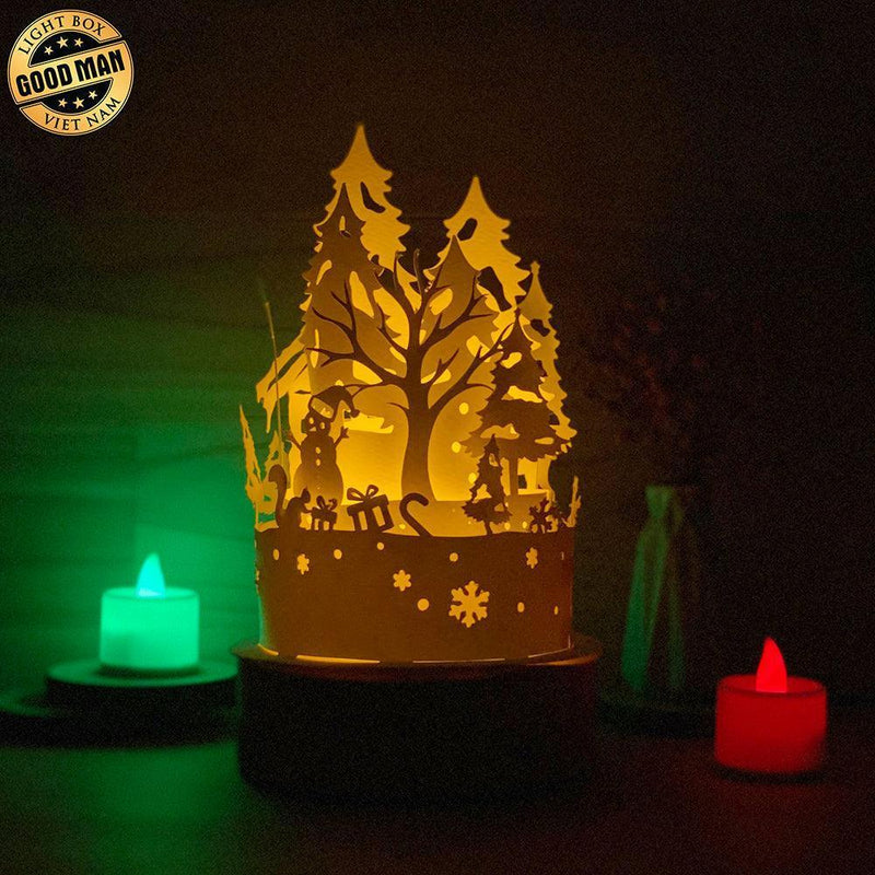 Xmas 5 - 3D Dome Lantern File - Cricut File - LightBoxGoodMan - LightboxGoodman