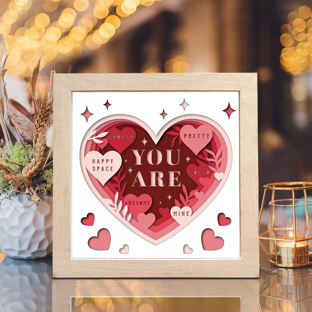 You Are My Love – Paper Cut Light Box File - Cricut File - 8x8 Inches - LightBoxGoodMan - LightboxGoodman