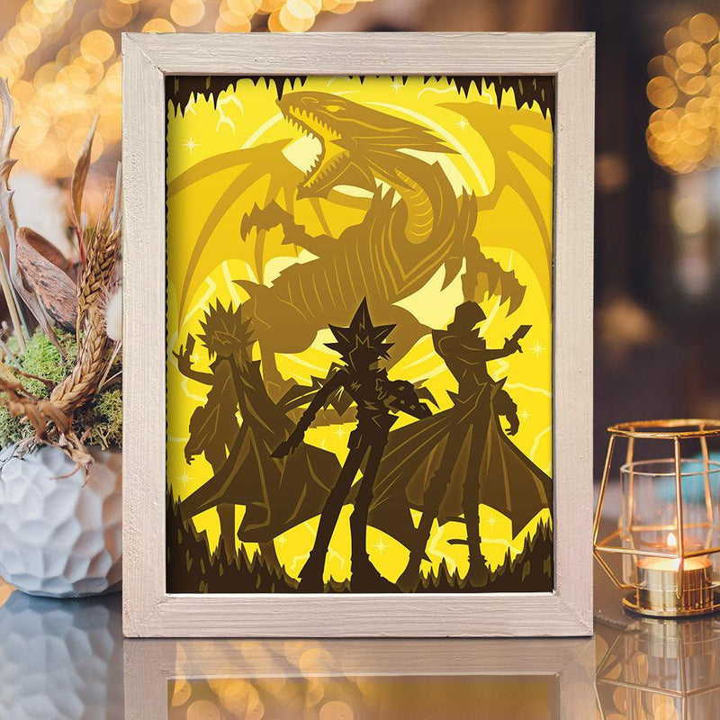 Yu Gi Oh - Paper Cut Light Box File - Cricut File - 20x26cm - LightBoxGoodMan - LightboxGoodman