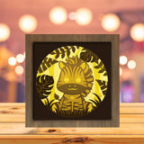 Zebra Jungle - Paper Cutting Light Box - LightBoxGoodman - LightboxGoodman
