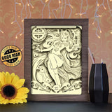 Zodiac Aquarius - Paper Cutting Light Box - LightBoxGoodman - LightboxGoodman