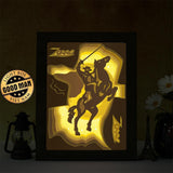 Zorro, the Avenger - Paper Cut Light Box File - Cricut File - 20x26cm - LightBoxGoodMan - LightboxGoodman